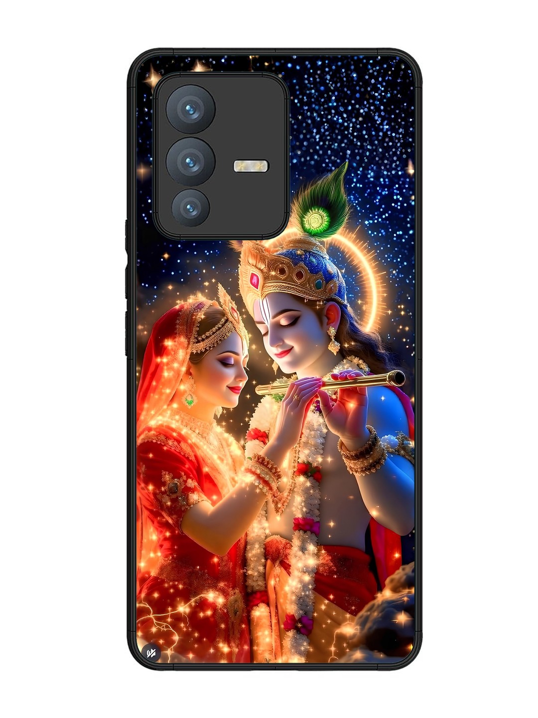 Vivo V23 Pro 5G Radha Krishna posing with flute