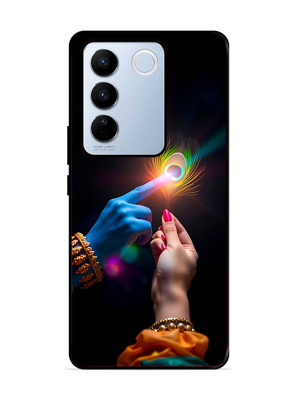 Vivo V27 Pro 5G Radha Krishna touching feather