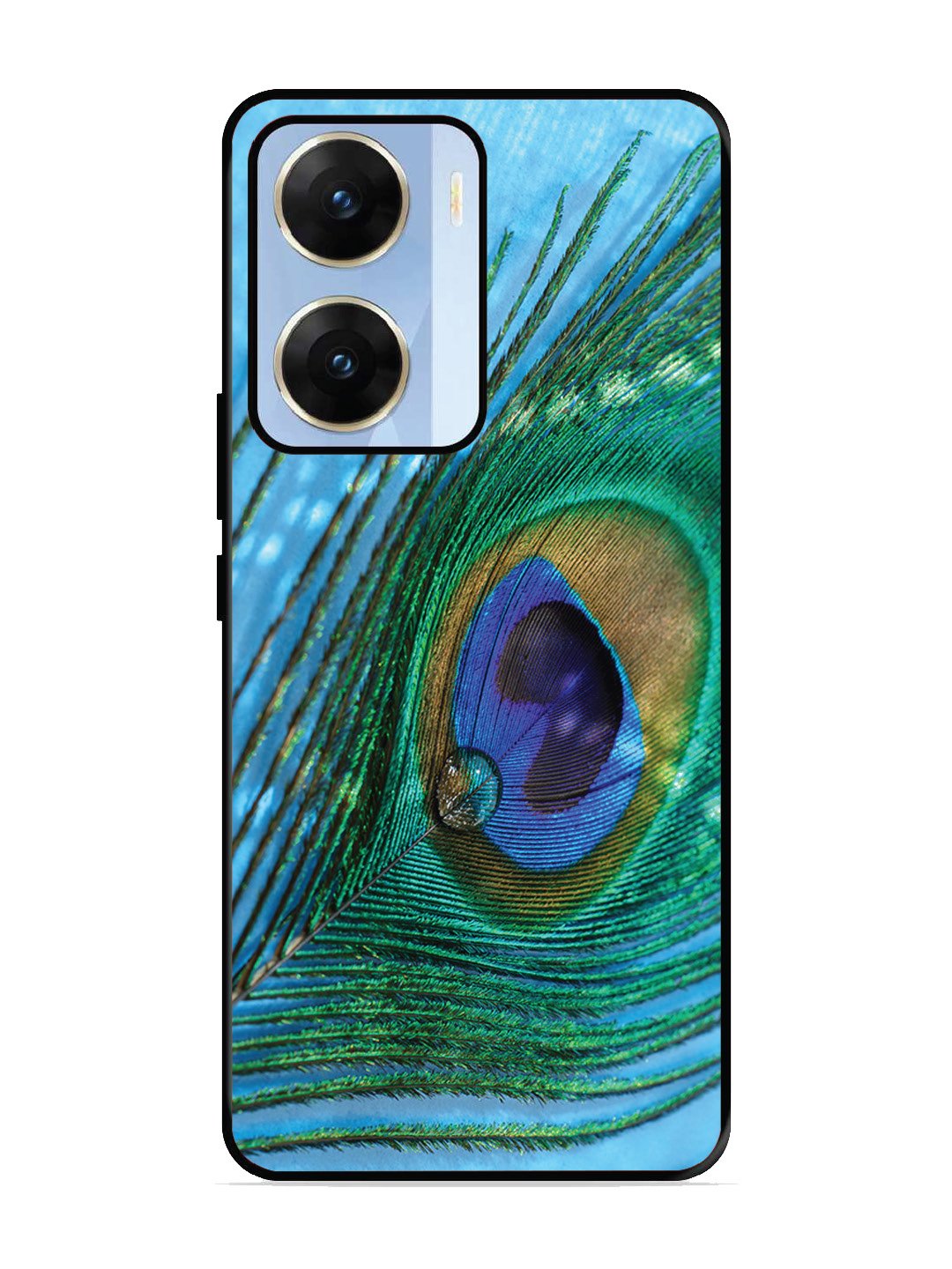 Vivo v29e 5g A drop on Peacock Feather