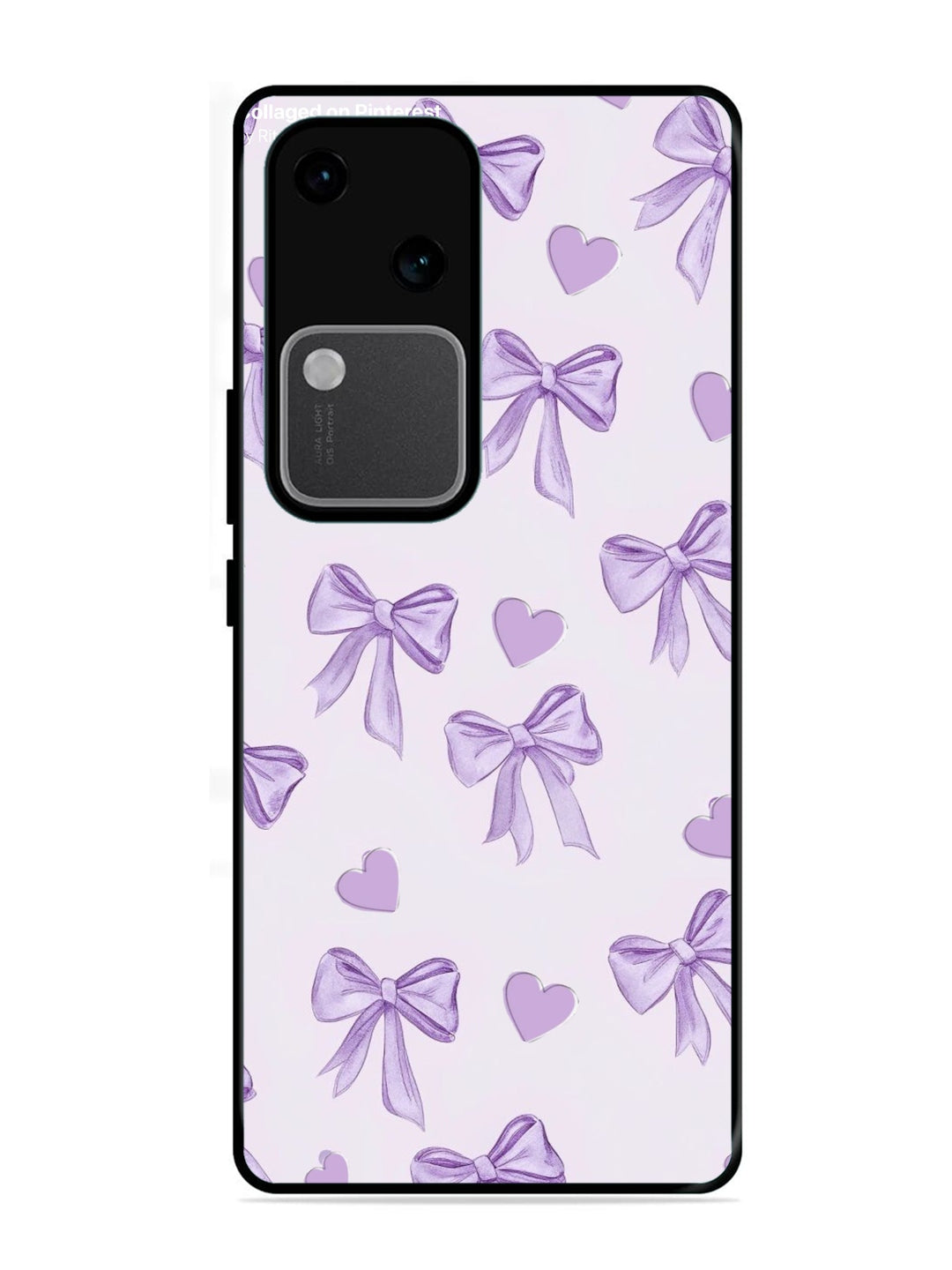 Vivo V30 5G Bow Tie, Purple Hair Band