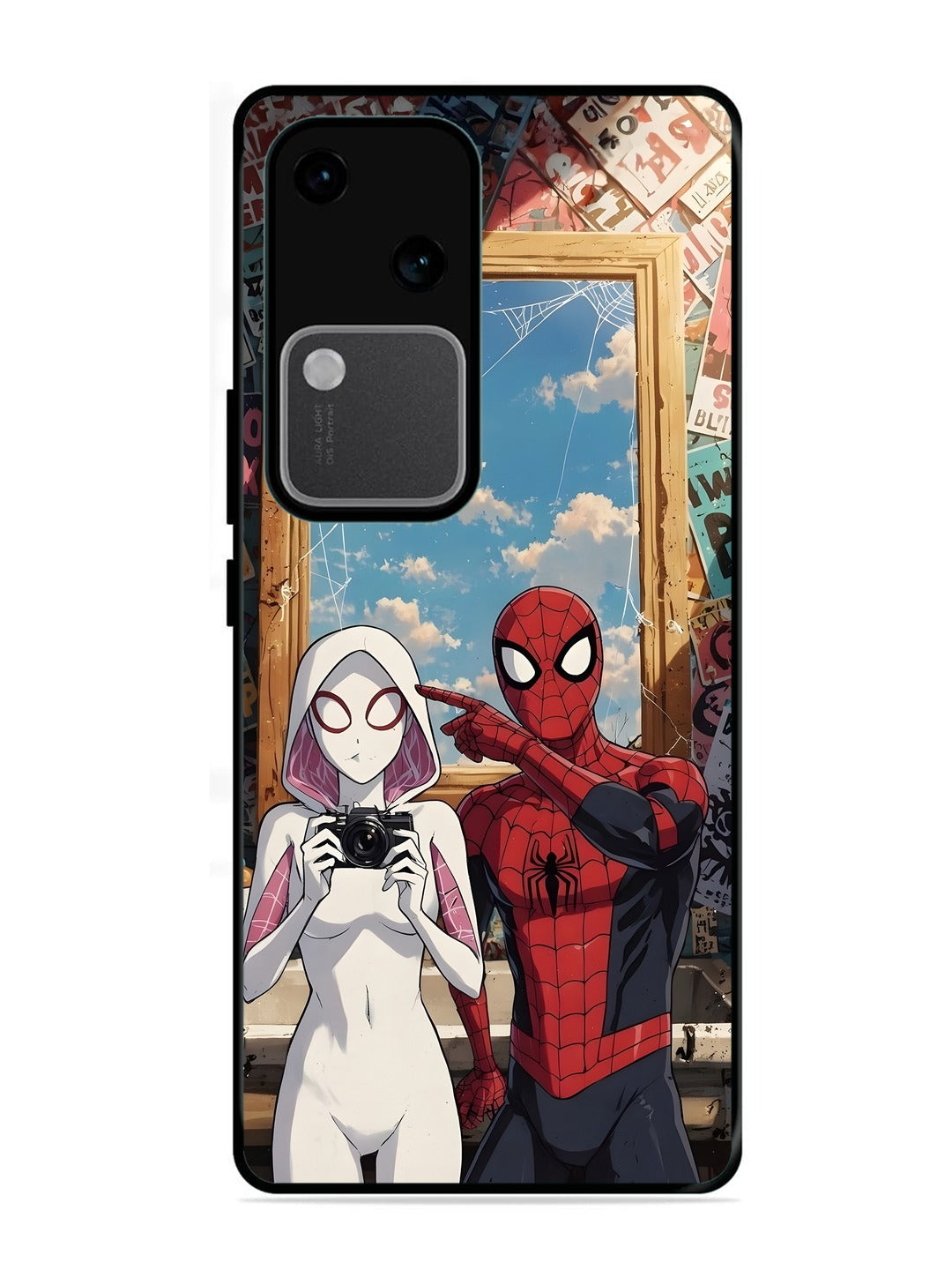 Vivo V30 5G Spiderman and Spiderwoman