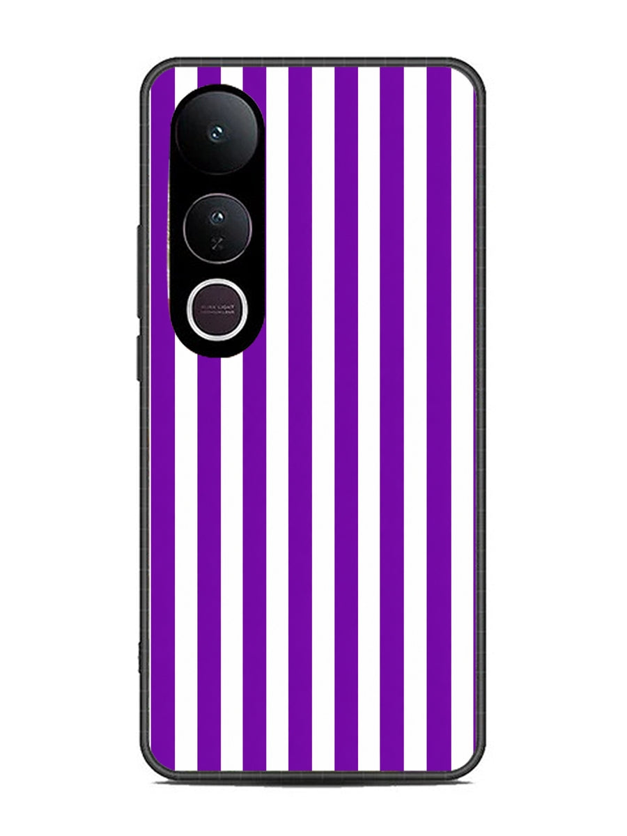 Vivo V50 Lite Vertical Stripes Vivid Purple