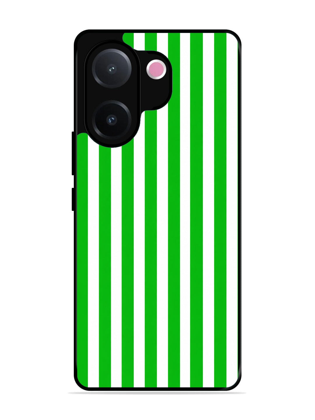 Vivo V60e Vertical Stripes Vivid Green