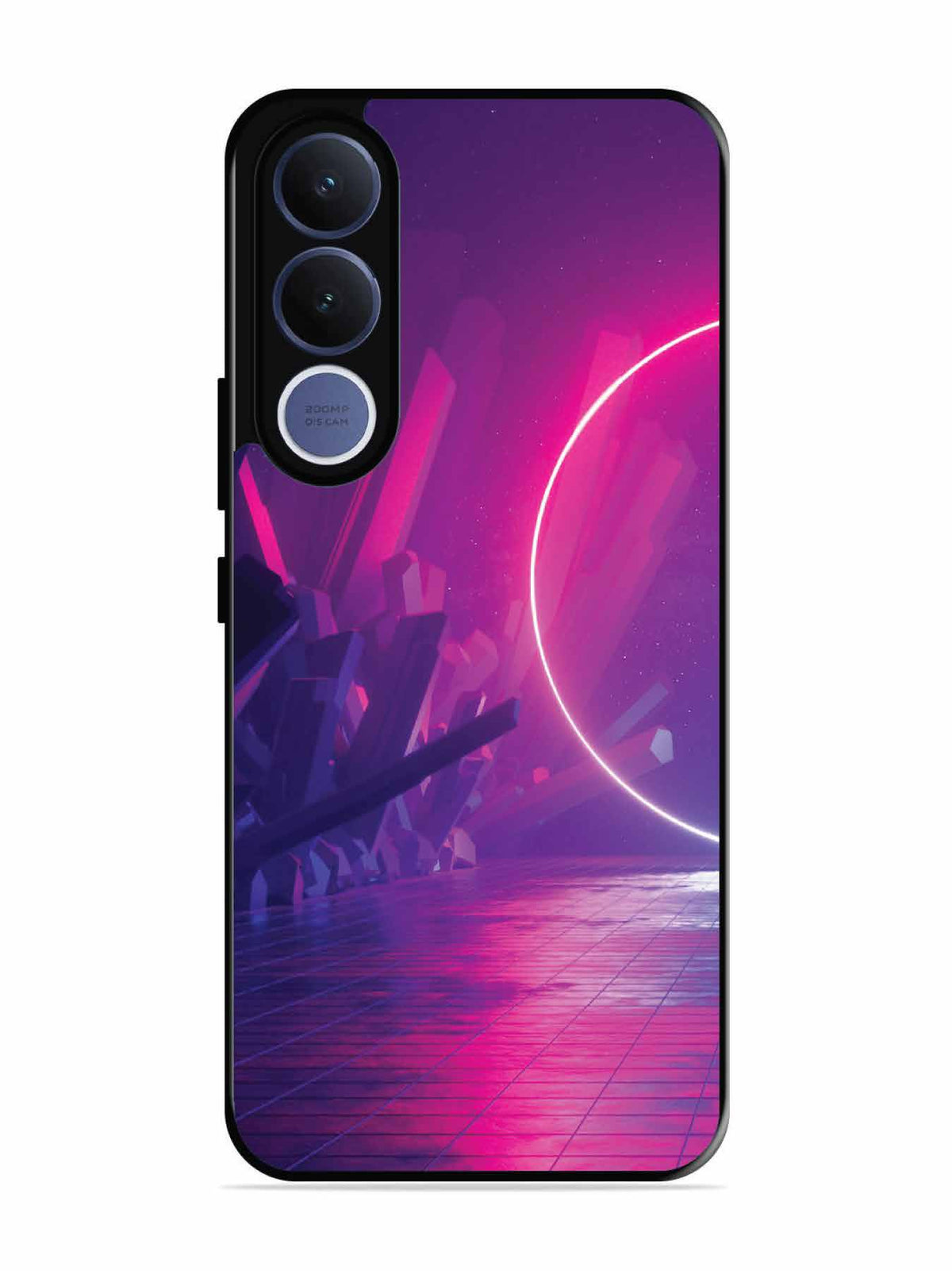 Vivo V70 fe abstract with Neon Light