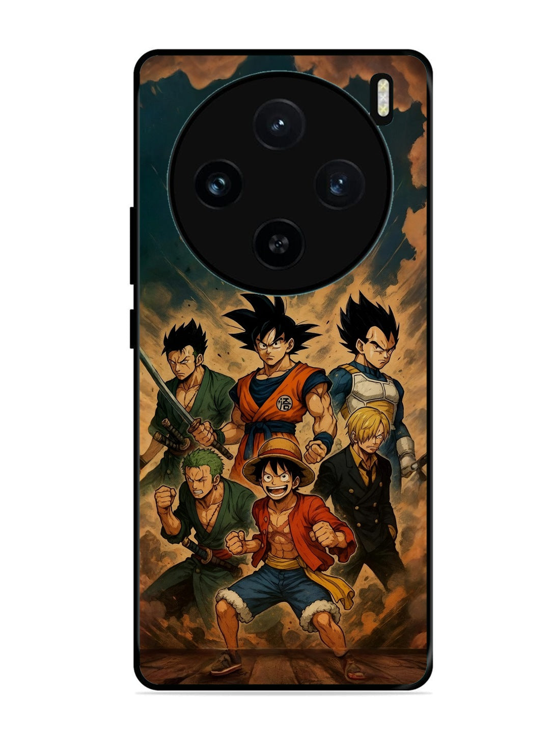 Vivo X100 5G OnePiece n Dragon Ball Z in one team