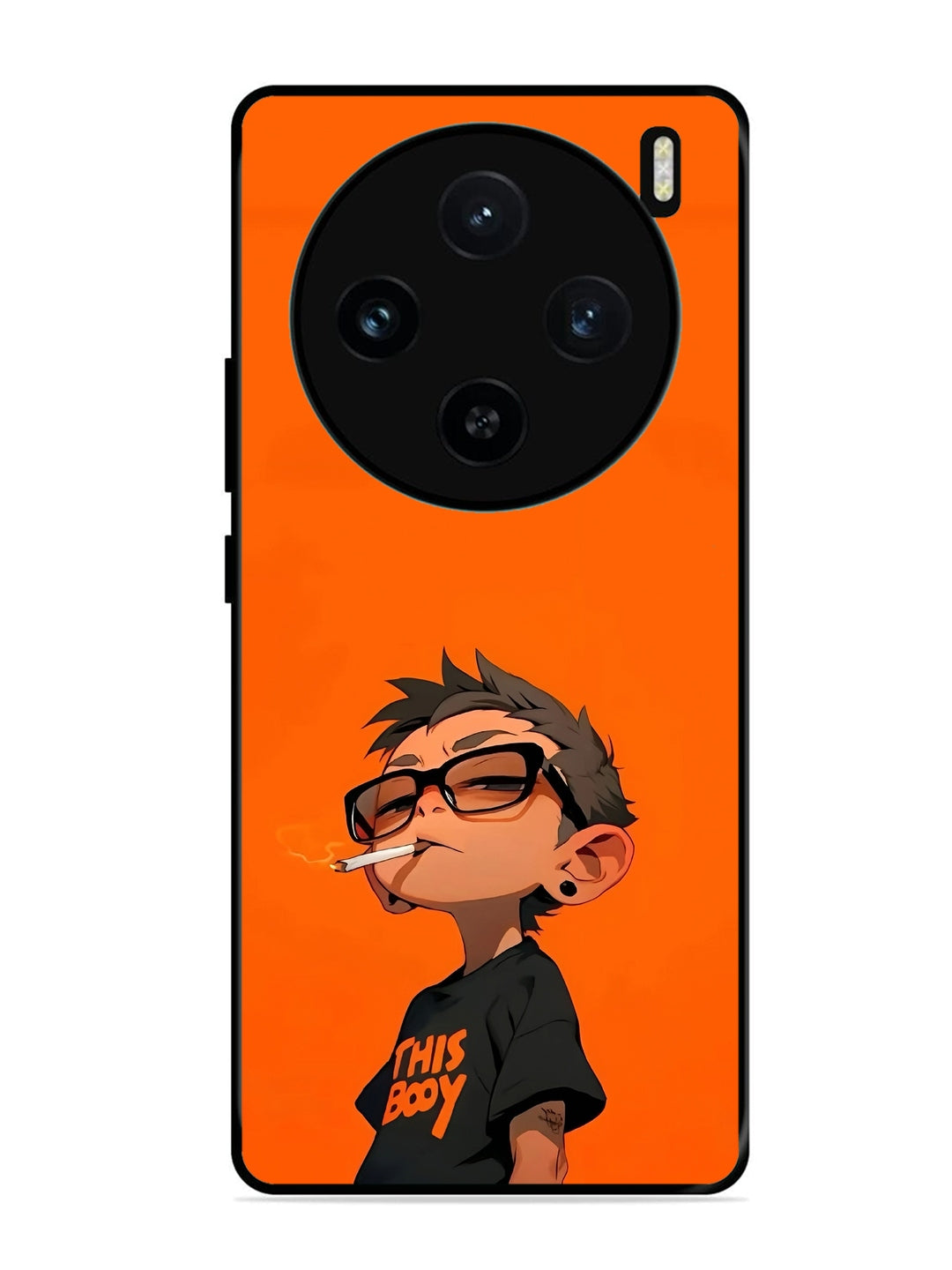 Vivo X100 5G Vibrant Orange Attitude Cartoon