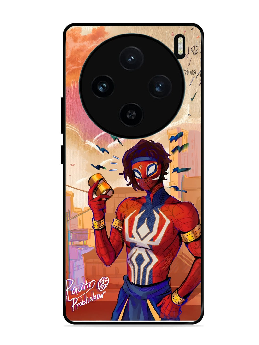 Vivo X100 5G Pavitra Prabhakar Indian Spiderman Posing