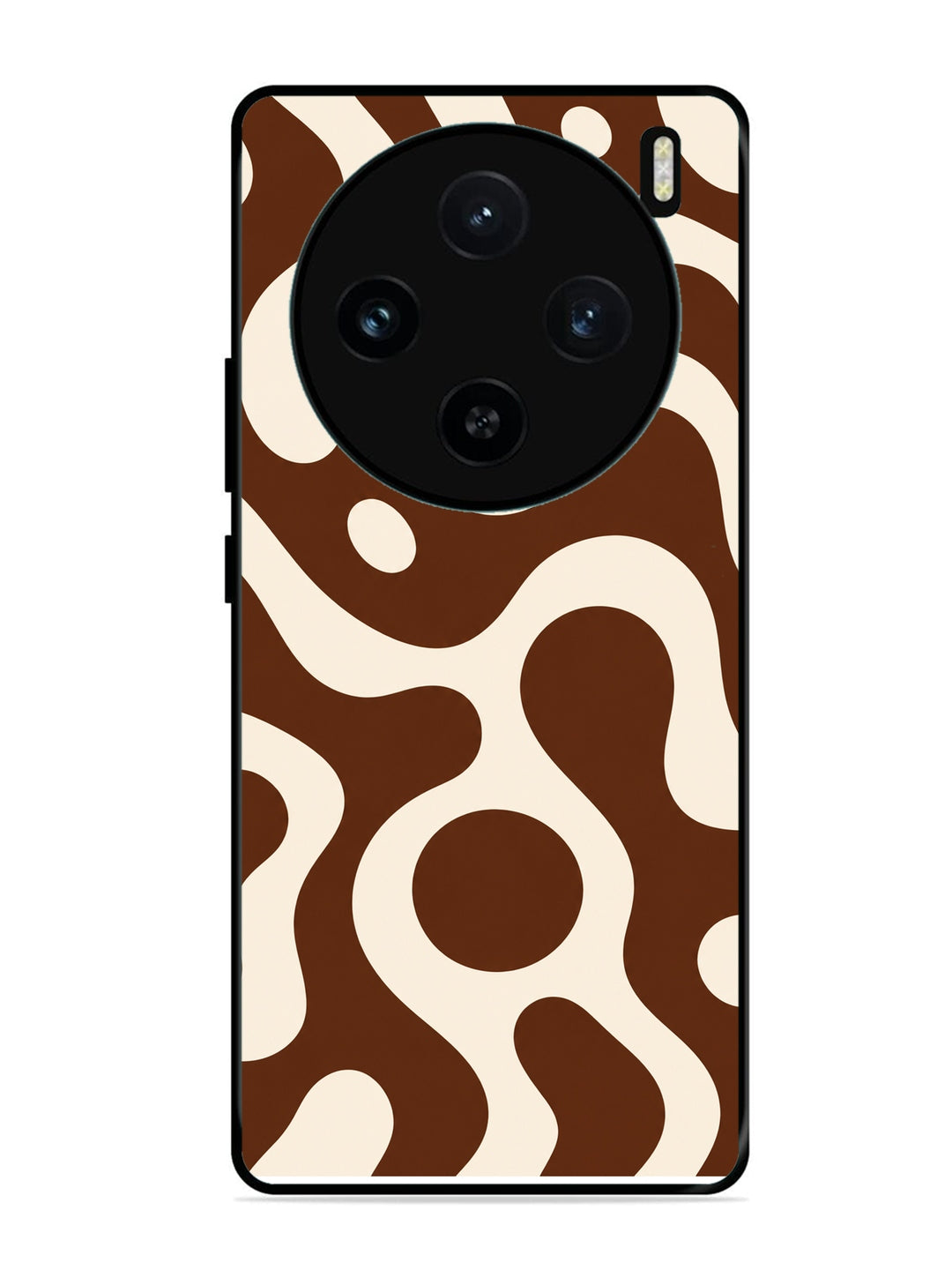 Vivo X100 5G Fluid wave pattern Dark Chocolate