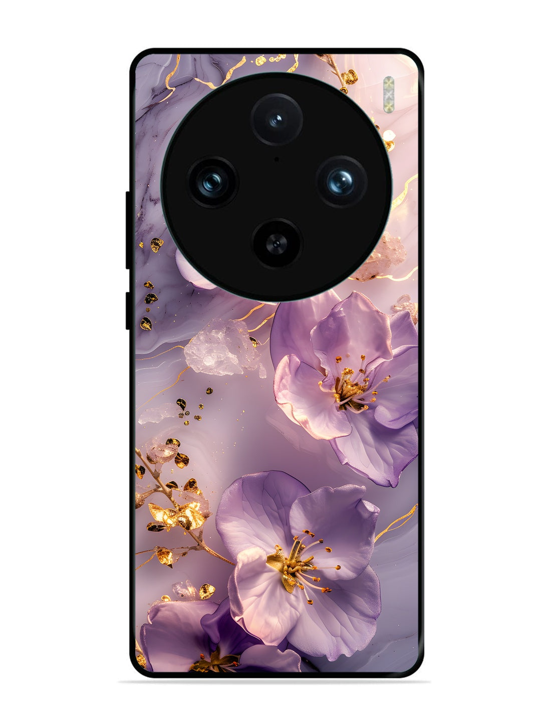 Vivo X100 Pro Orchid with Golden Safron