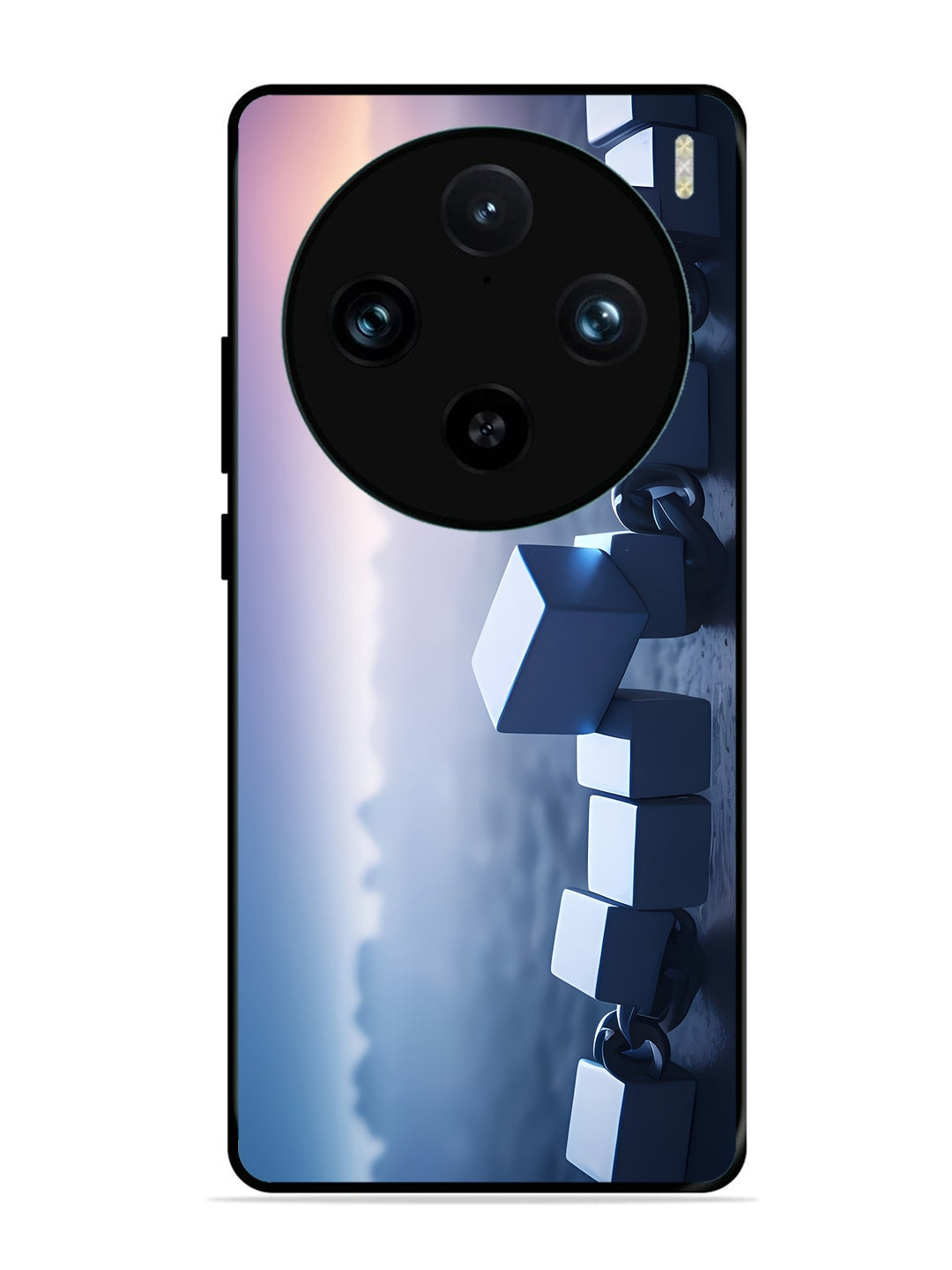 Vivo X100 Pro Minimalist Blockchain Cube Chain
