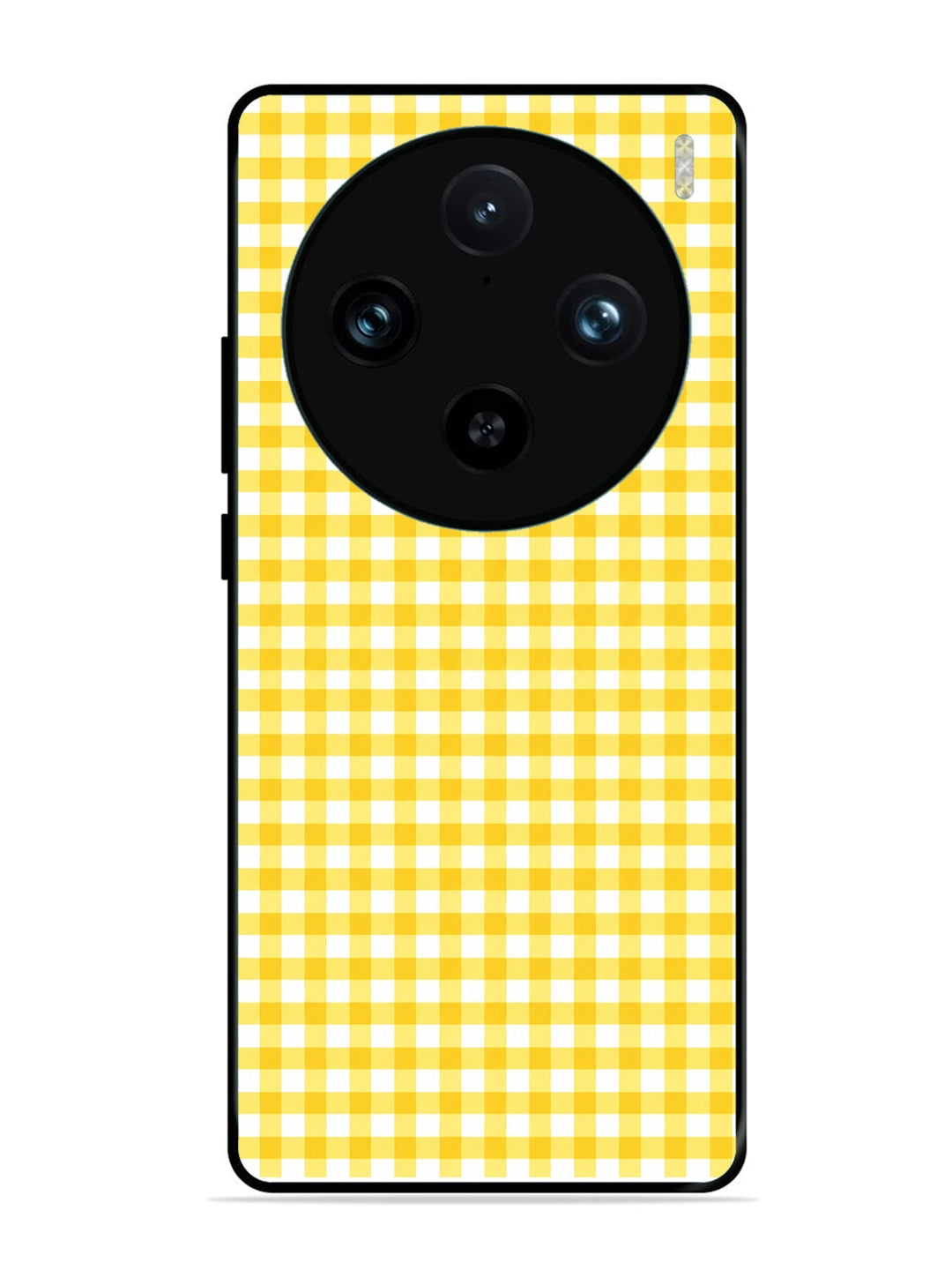 Vivo X100 Pro Gingham Checks Yellow