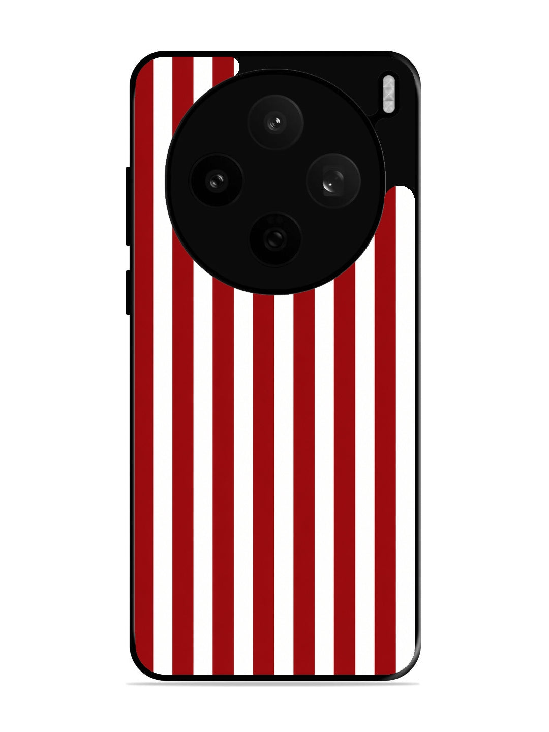 Vivo X200t Vertical Stripes Deep Red