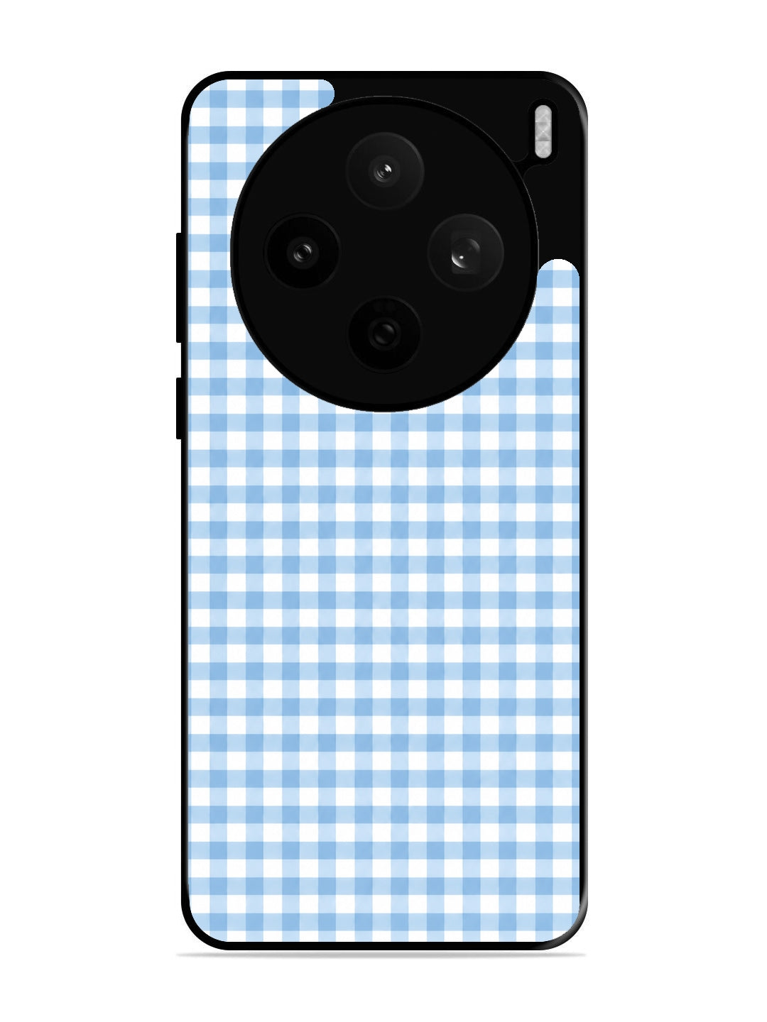 Vivo X200t Gingham Checks Sky blue