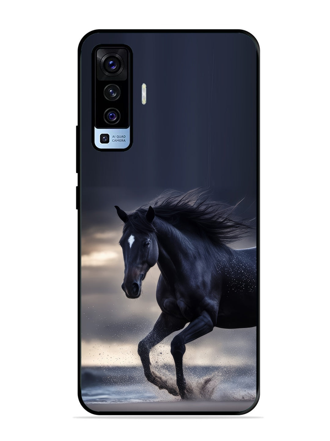 Vivo X50 black-horse-animal