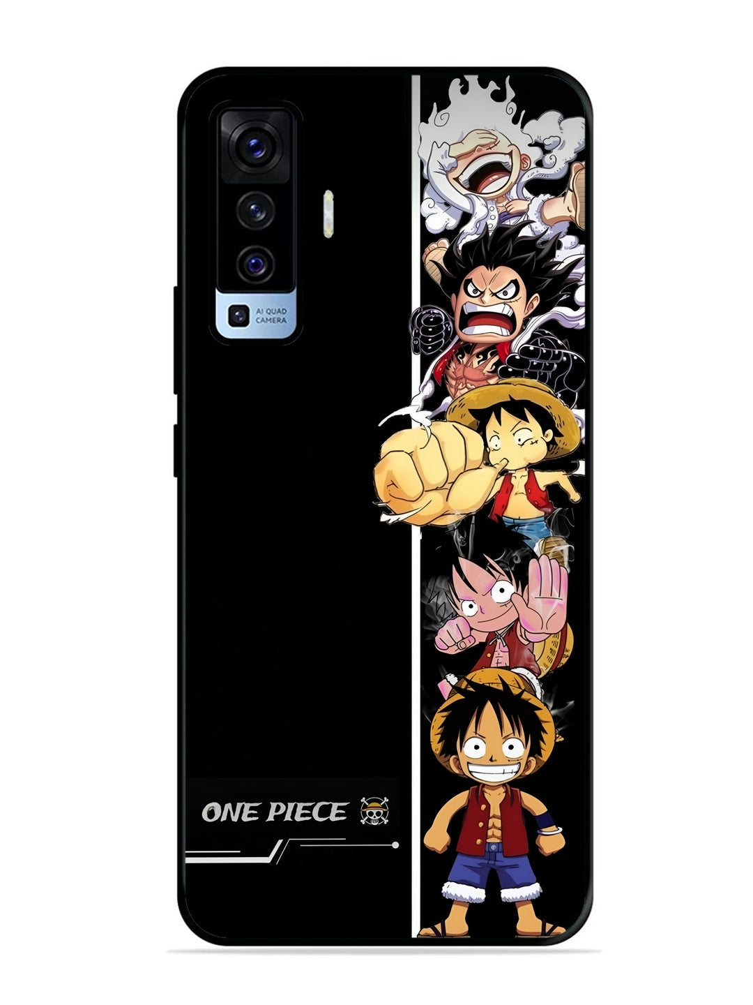 Vivo X50 Luffy Evolution Gear 5 Anime Art