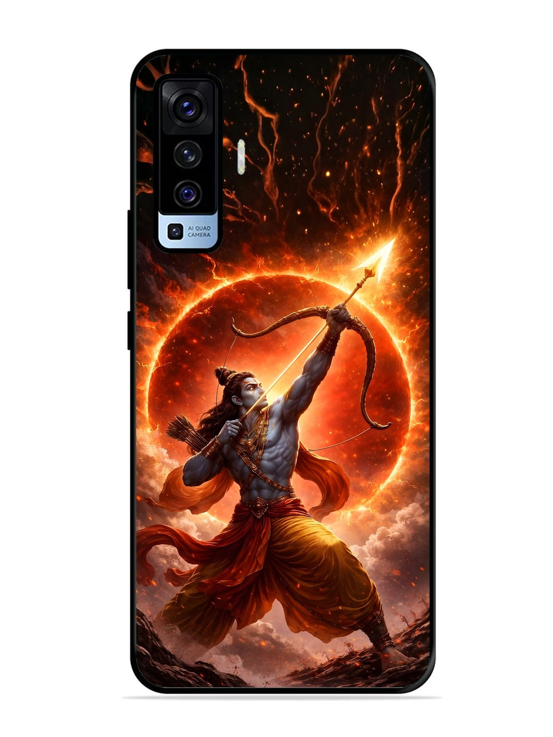 Vivo X50 Lord Ram with Bow and arrow