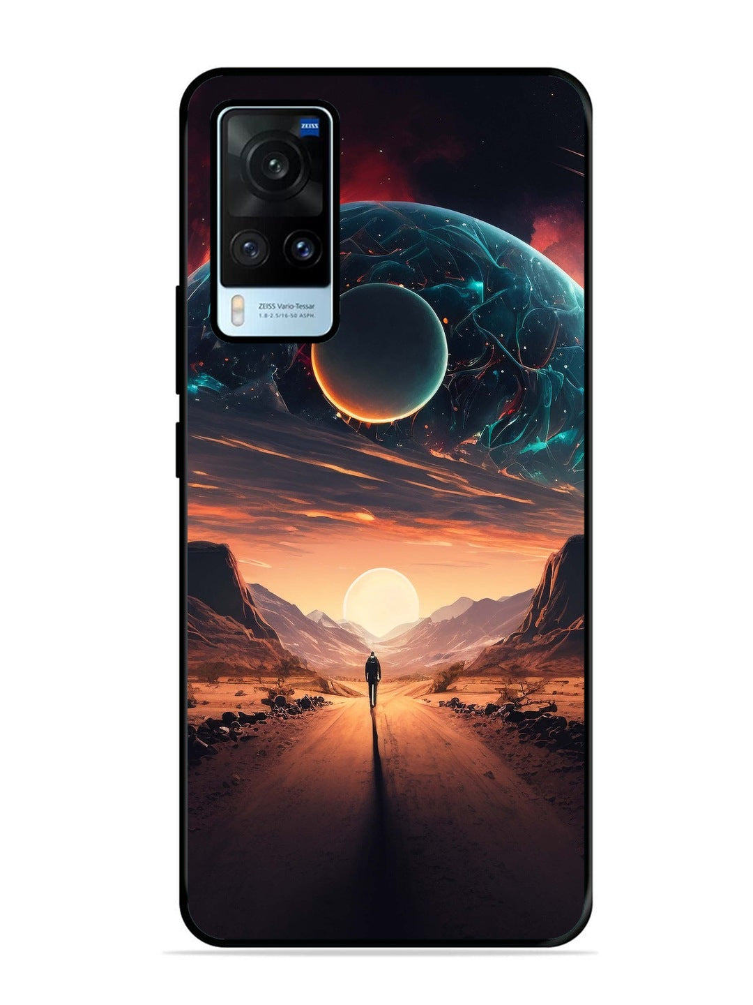 Vivo X60 Sunset with space scene