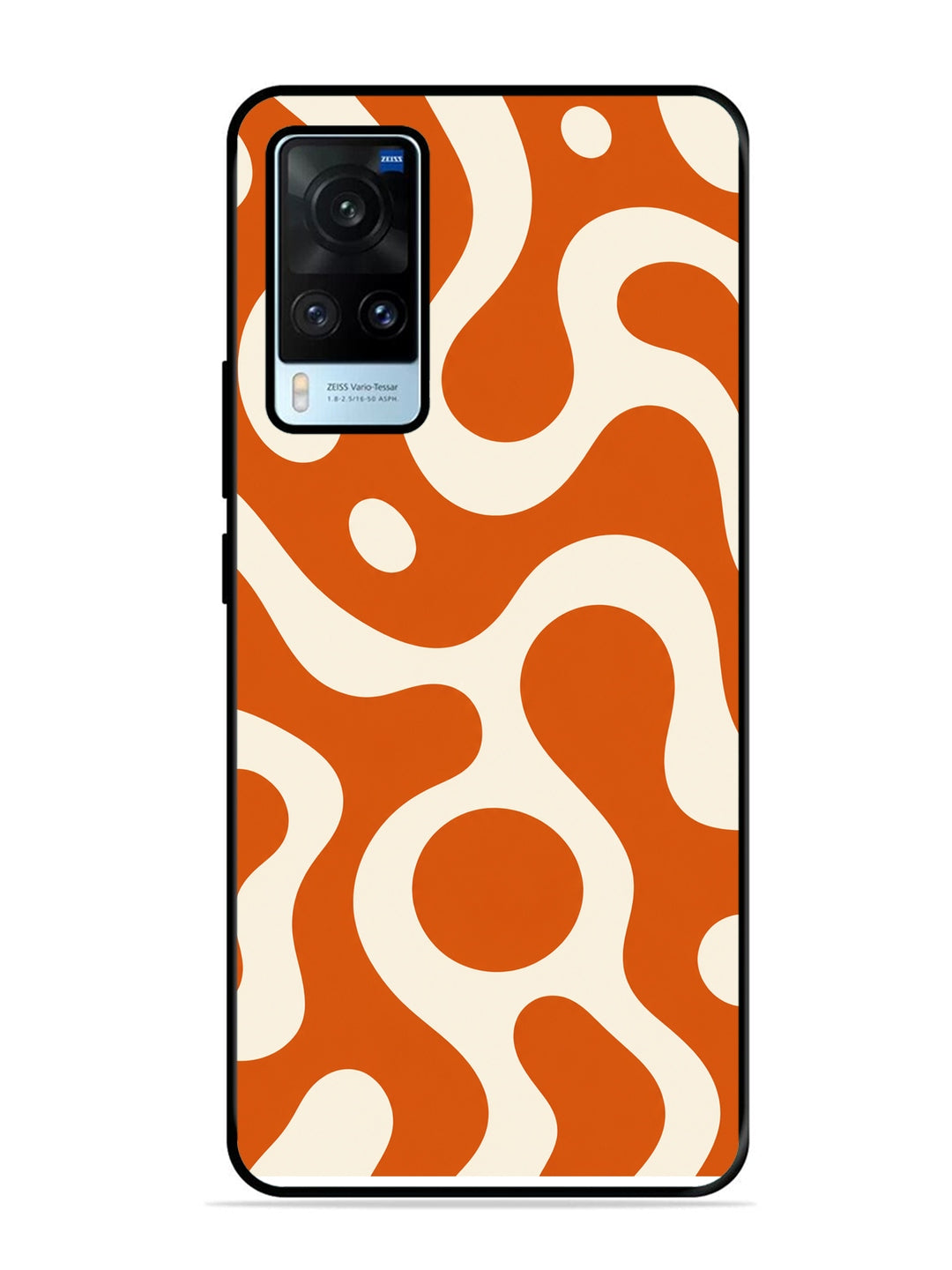 Vivo X60 Fluid wave pattern Orange