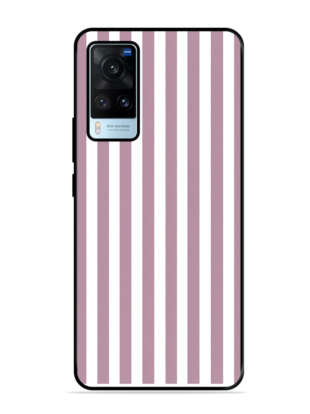Vivo X60 Vertical Stripes Dusty Mauve