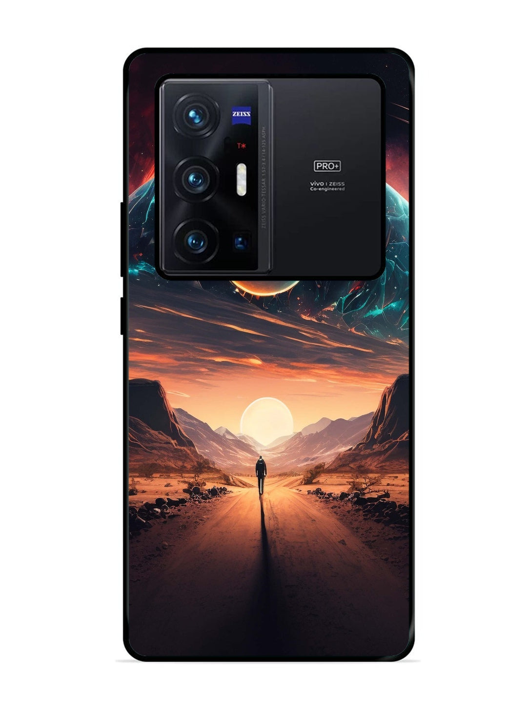 Vivo X70 Pro Plus Sunset with space scene