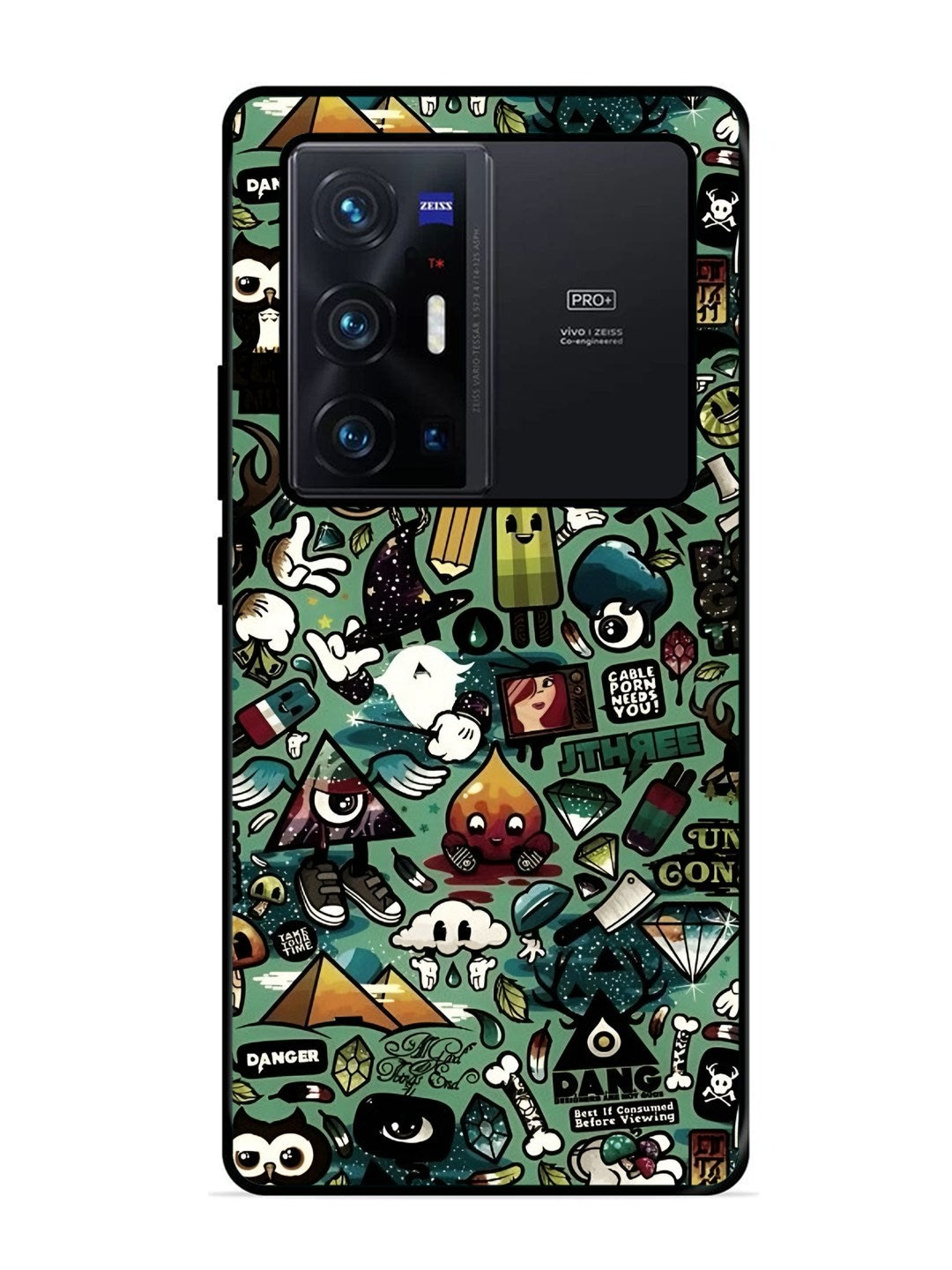 Vivo X70 Pro Plus Pop Art Doodle Graffiti Collage