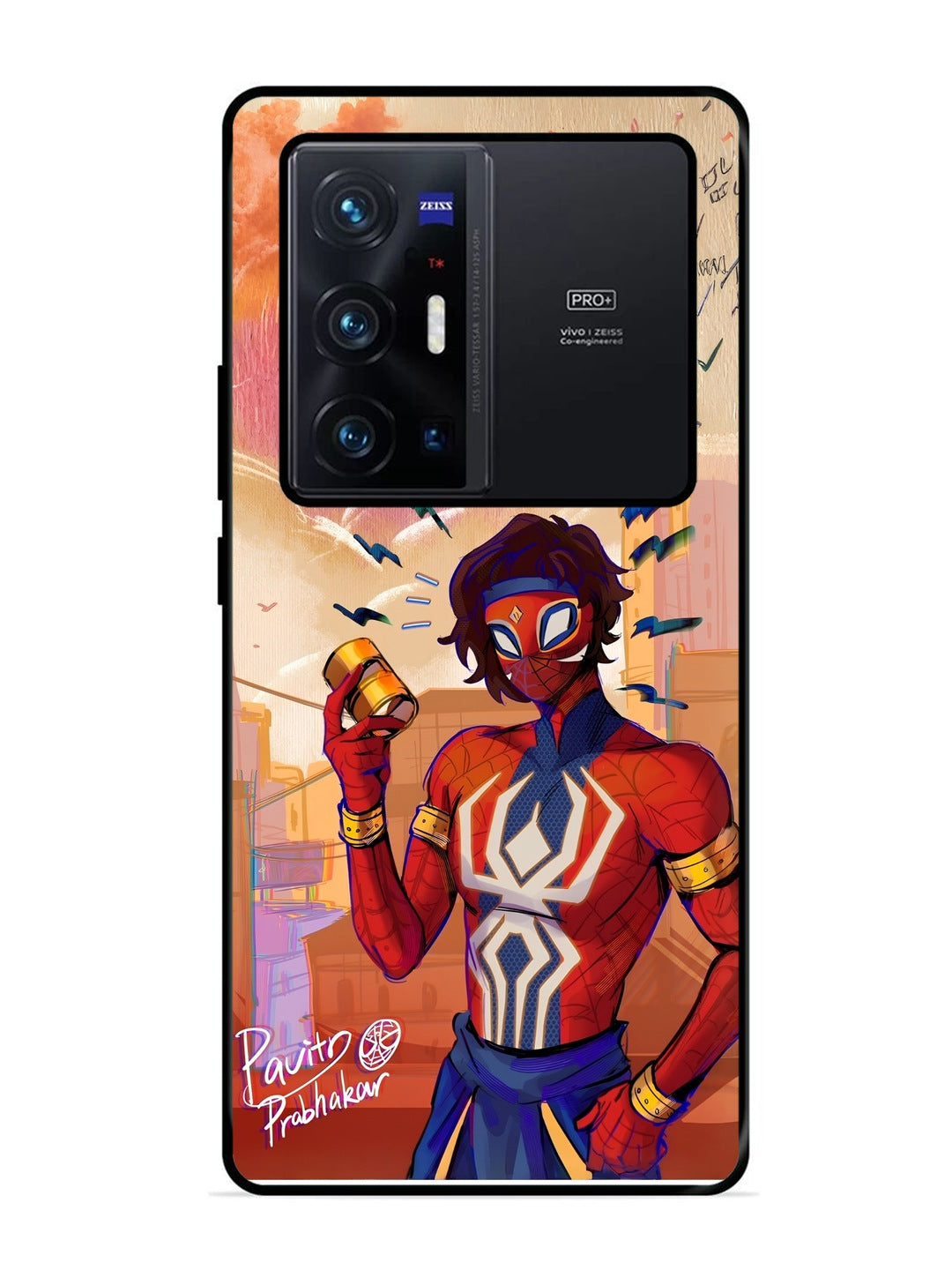 Vivo X70 Pro Plus Pavitra Prabhakar Indian Spiderman Posing