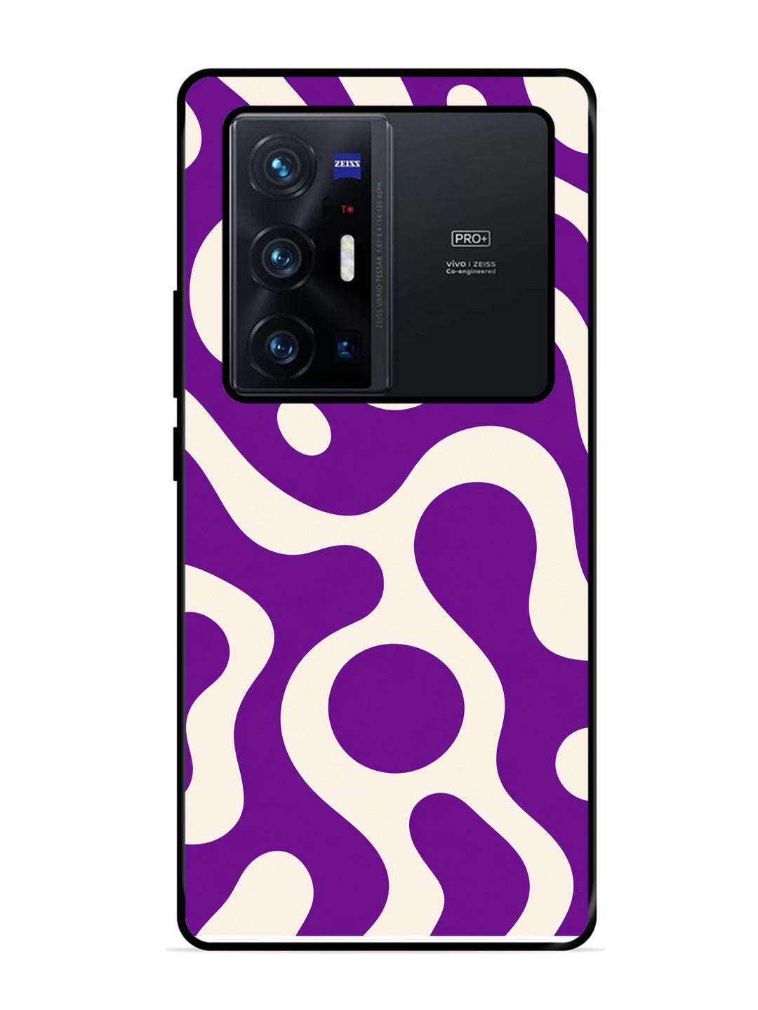 Vivo X70 Pro Plus Fluid wave pattern Purple
