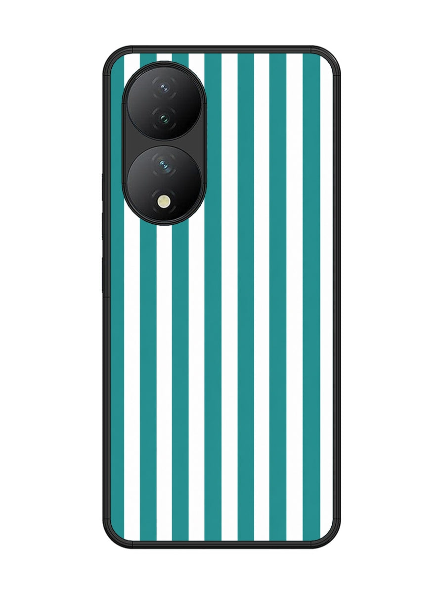 Vivo Y100 5G Vertical Stripes Teal Grean