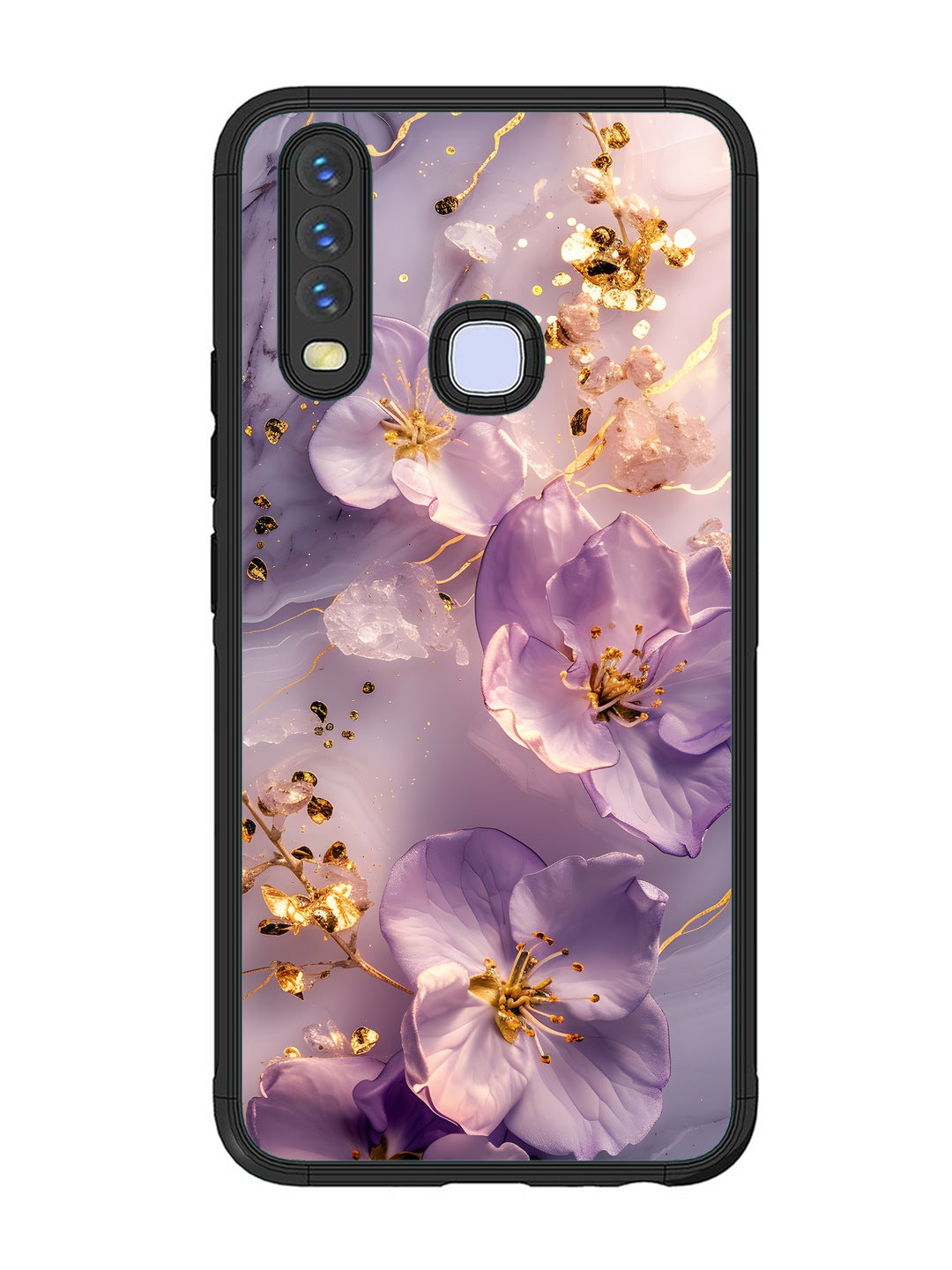 Vivo Y17 Orchid with Golden Safron