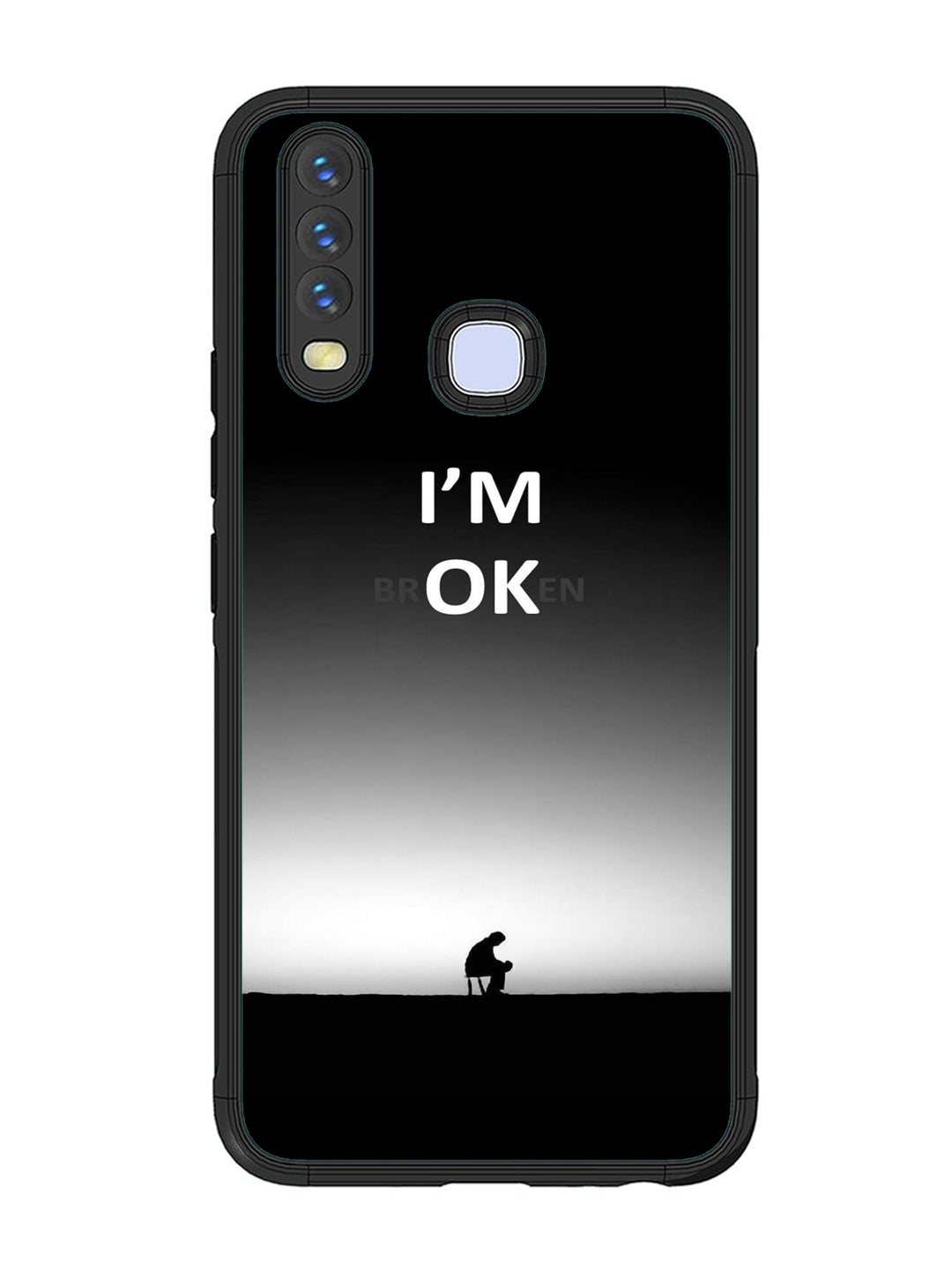 Vivo Y17 I'm Broken A man on Chair Alone