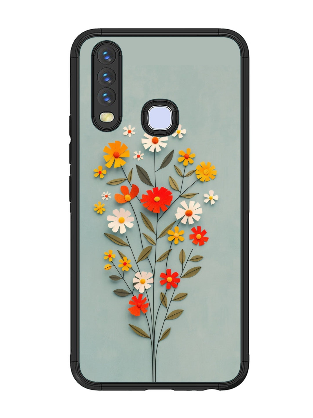 Vivo Y17 Paper Flowers