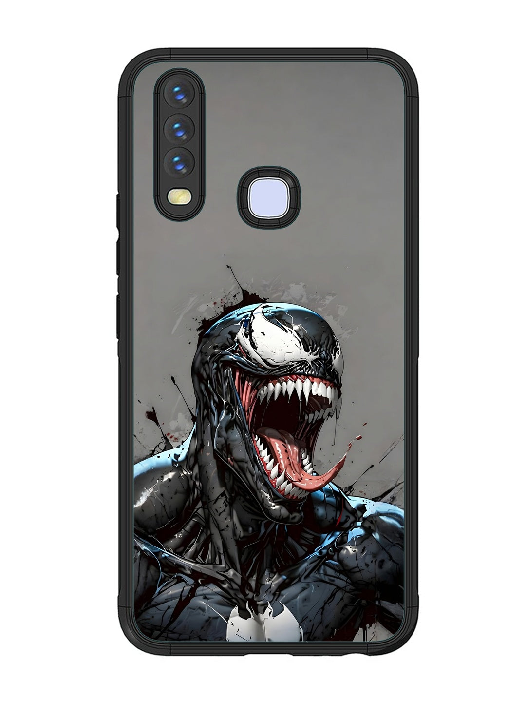 Vivo Y17 Venom Symbiote Grin Art