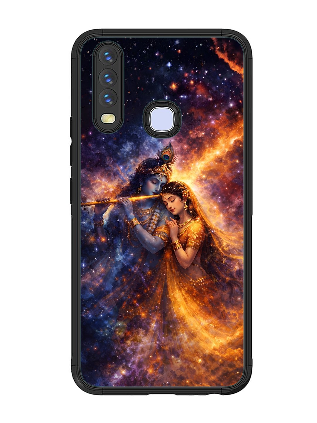 Vivo Y17 Radha Krishna Dancing on Flute