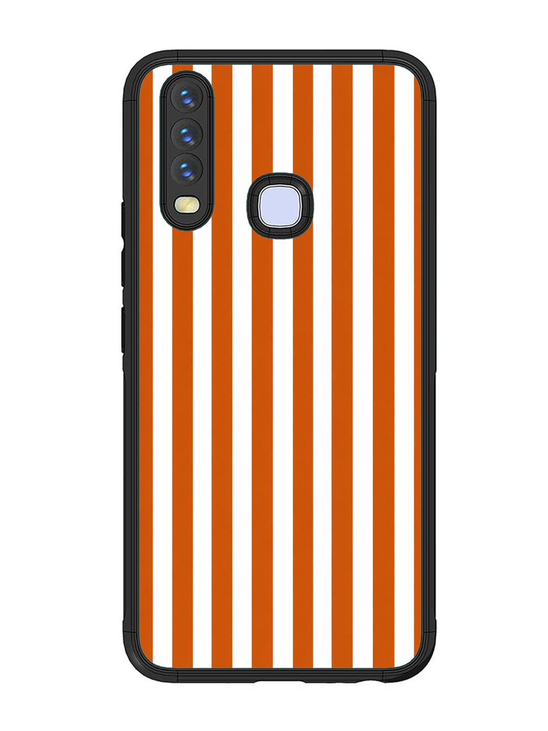 Vivo Y17 Vertical Stripes Burnt Orange