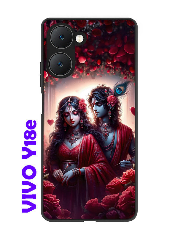 Vivo Y18e 5G Couples in Red theme like Radha Krishna
