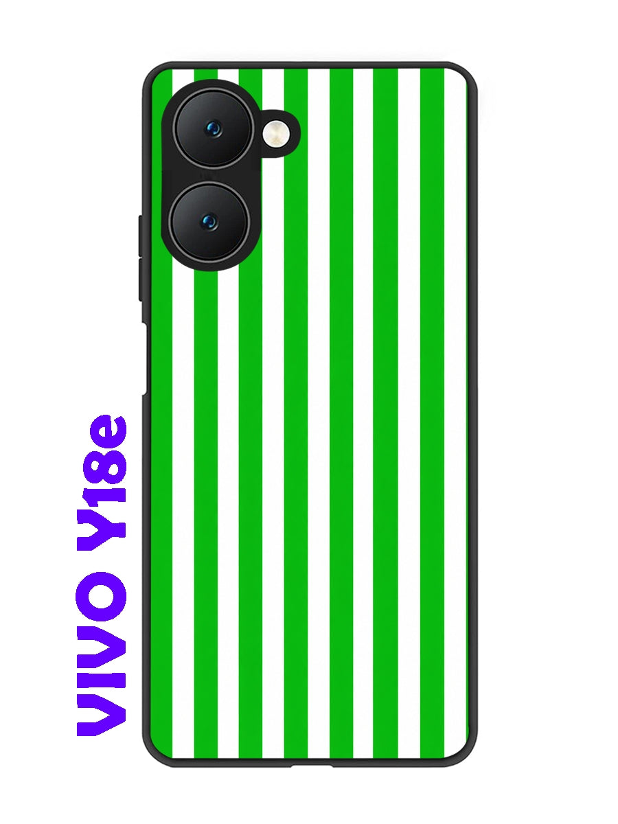 Vivo Y18e 5G Vertical Stripes Vivid Green