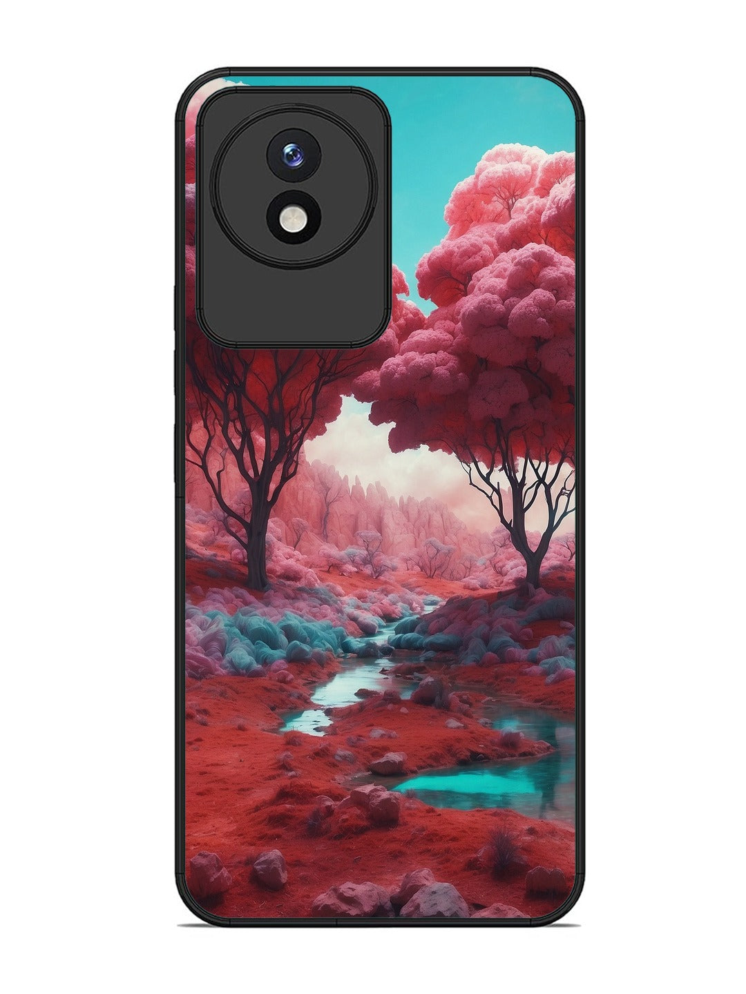 Vivo Y02 Pink Forest