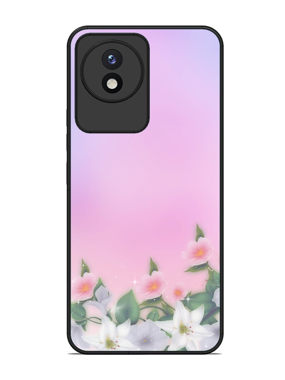 Vivo Y02 Pink Floral Elegance