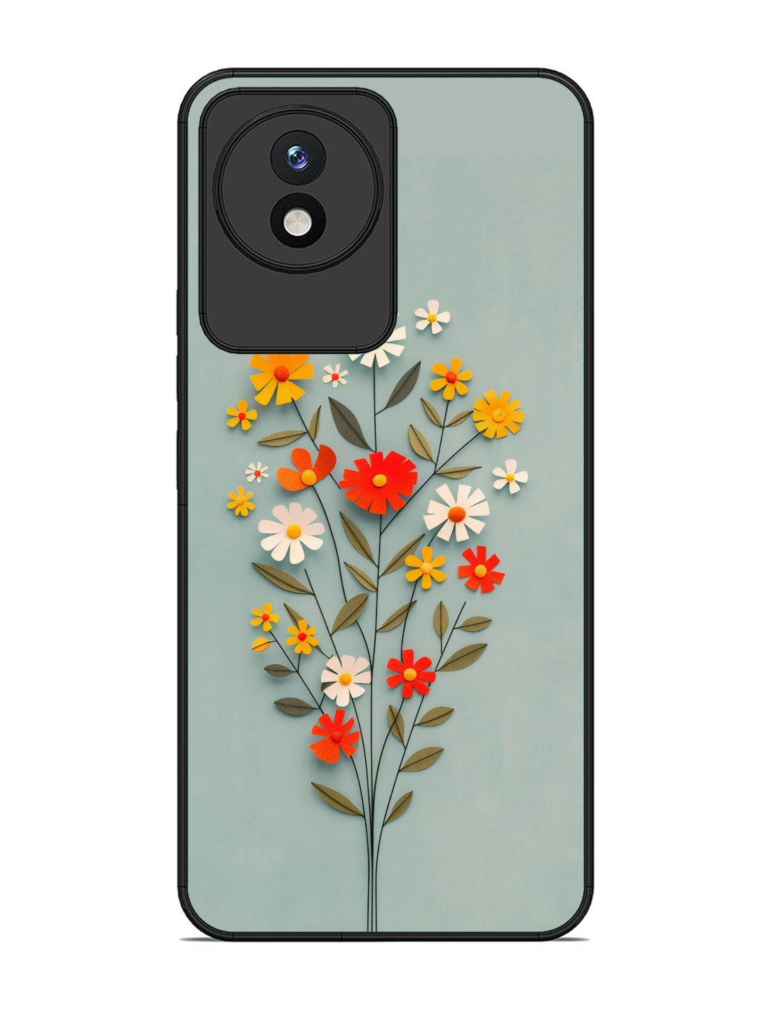 Vivo Y02 Paper Flowers