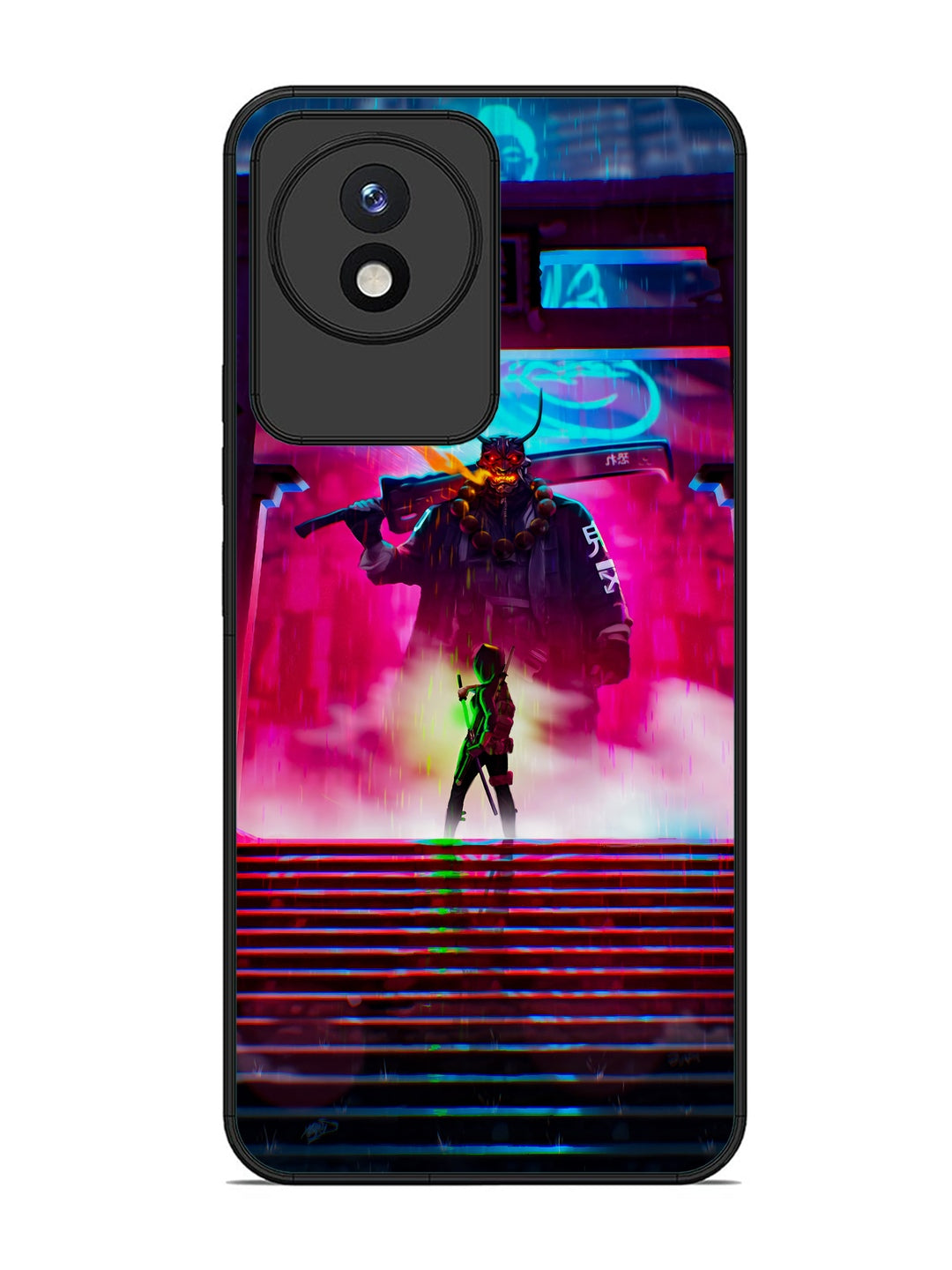 Vivo Y02 Cyberpunk Yokai Monster