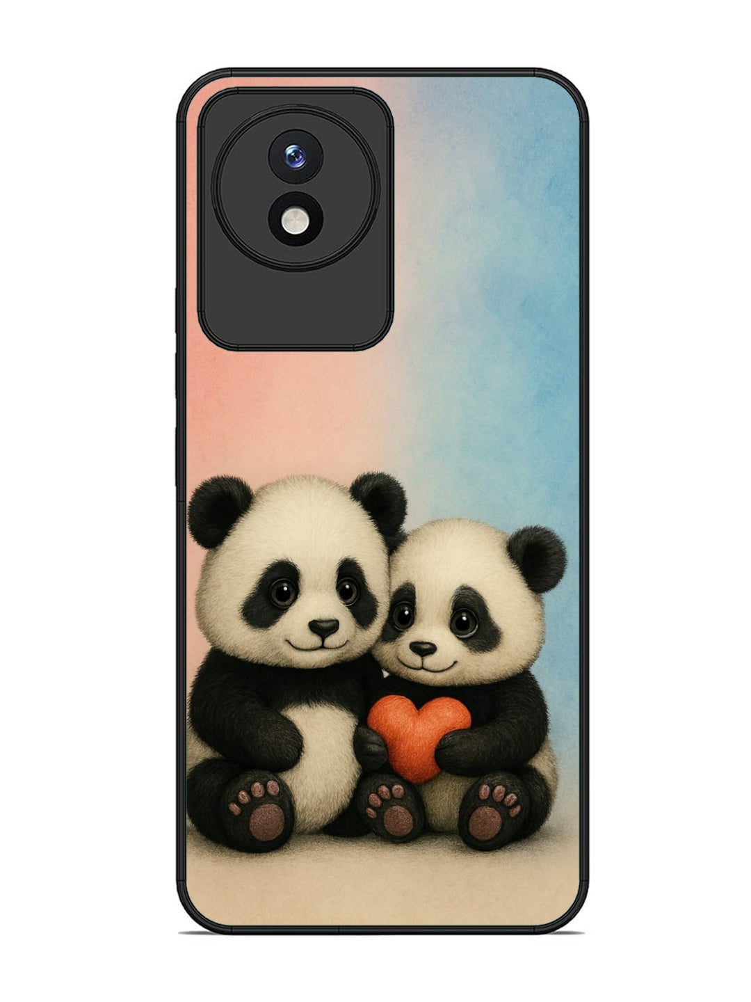 Vivo Y02 Cute Baby Pandas