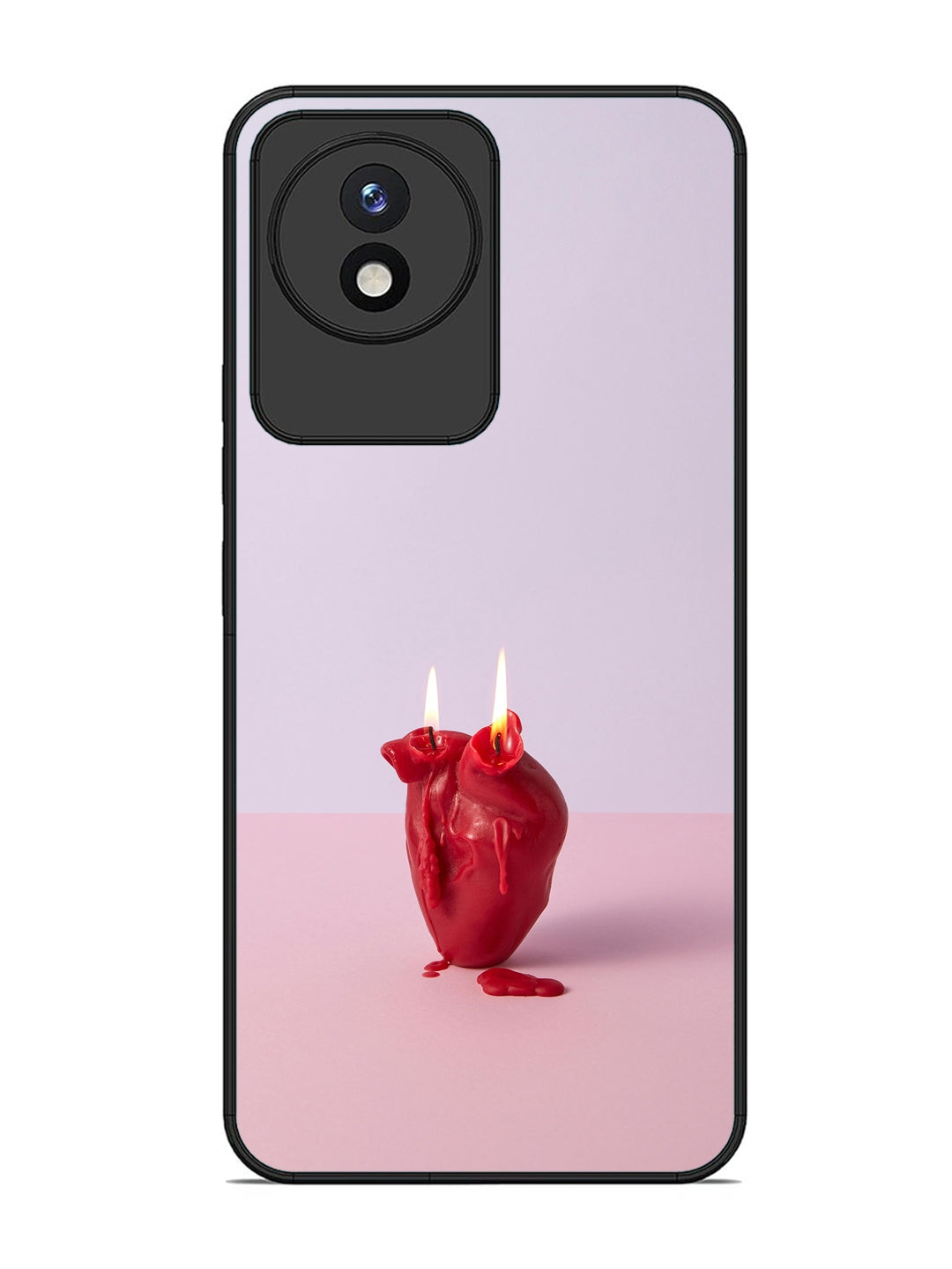 Vivo Y02 A Lighted Heart Candle