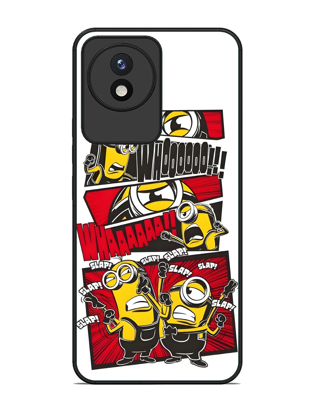 Vivo Y02 Minions Comic Panel Action