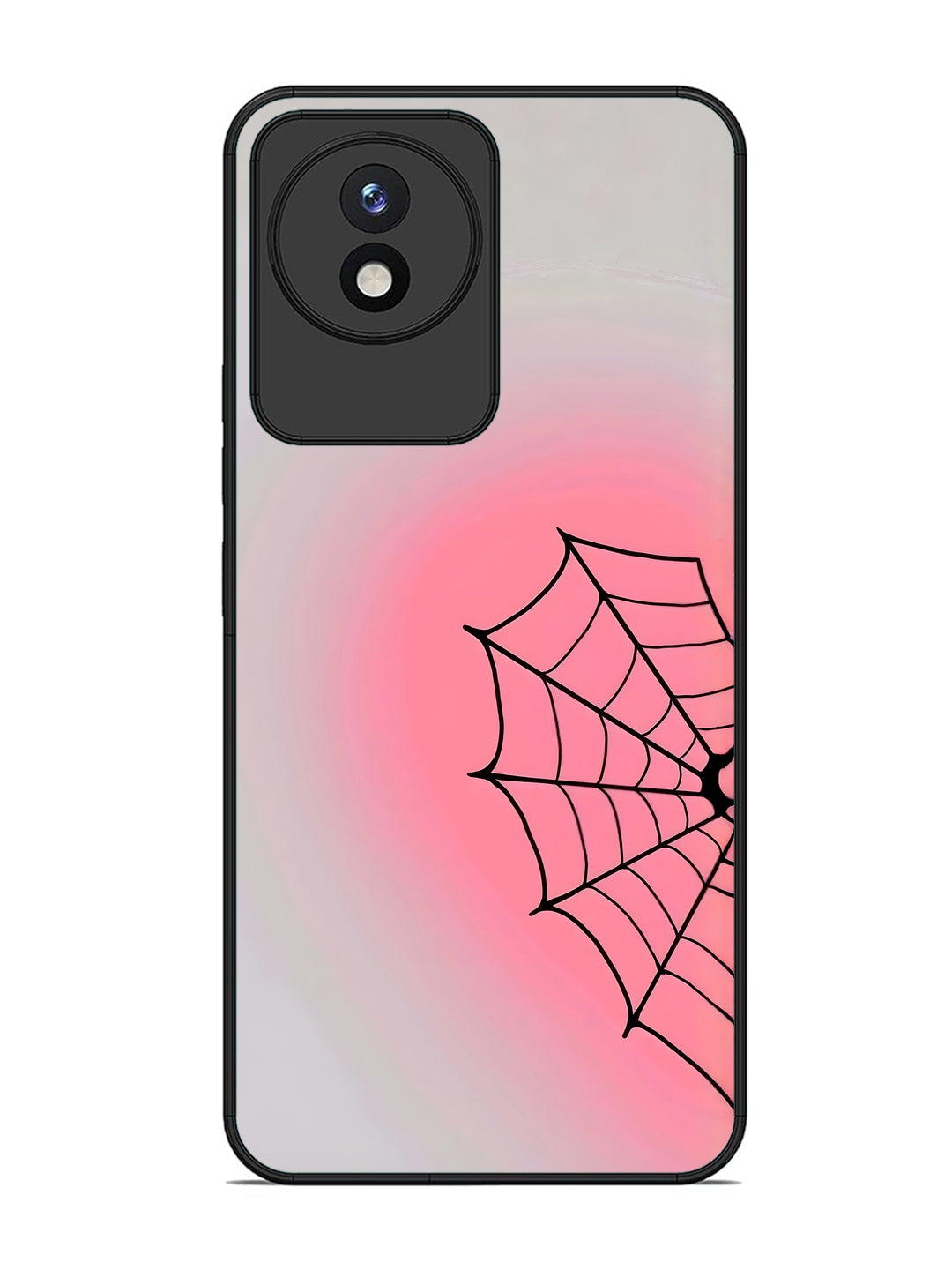 Vivo Y02 Spider Web Heart for Girl