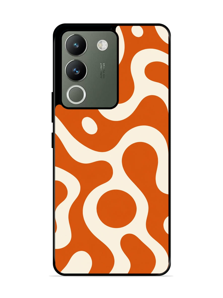 Vivo Y200 5G Fluid wave pattern Orange