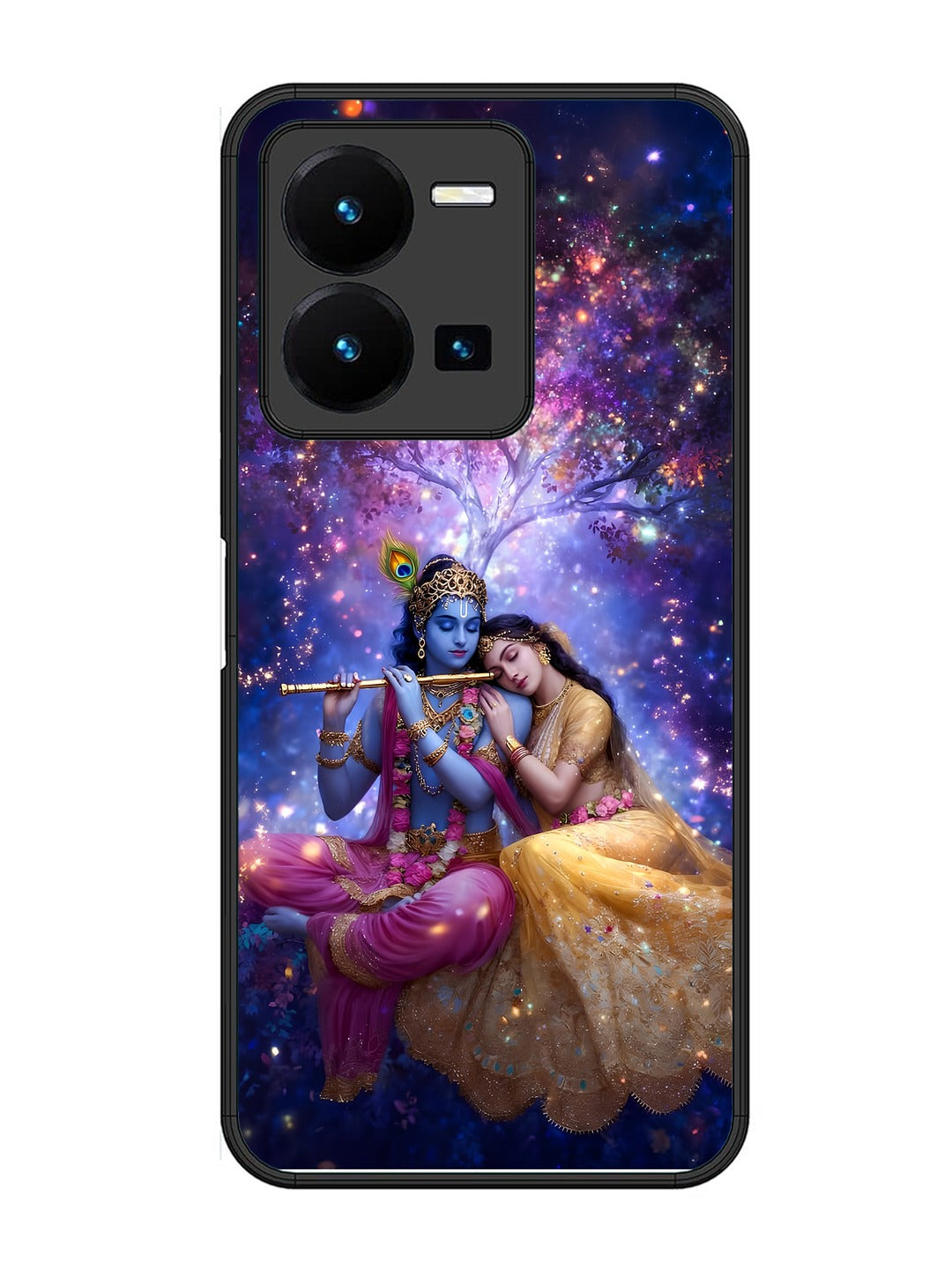 Vivo Y35 Radha Krishna Enjoying Flute