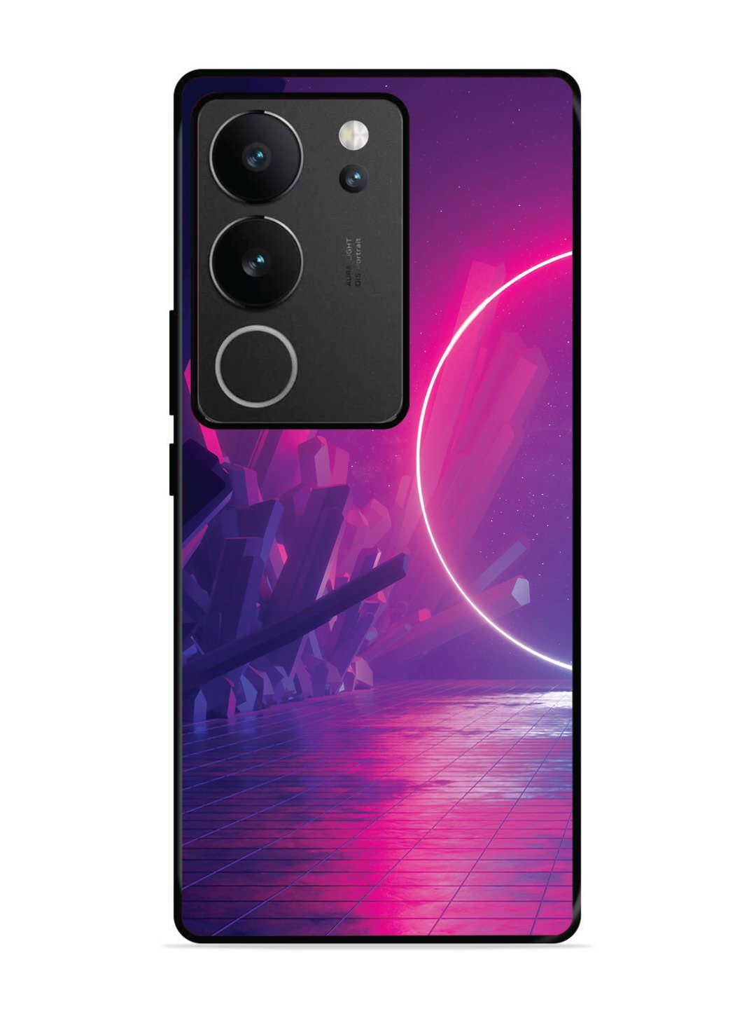 Vivo v29 pro 5g abstract with Neon Light