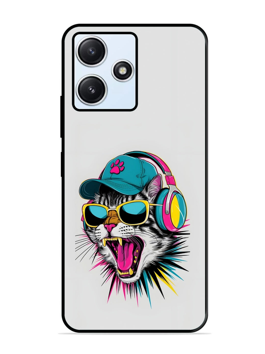 XIAOMI Redmi 12 5G Neon Pop Art DJ Cat Vibe
