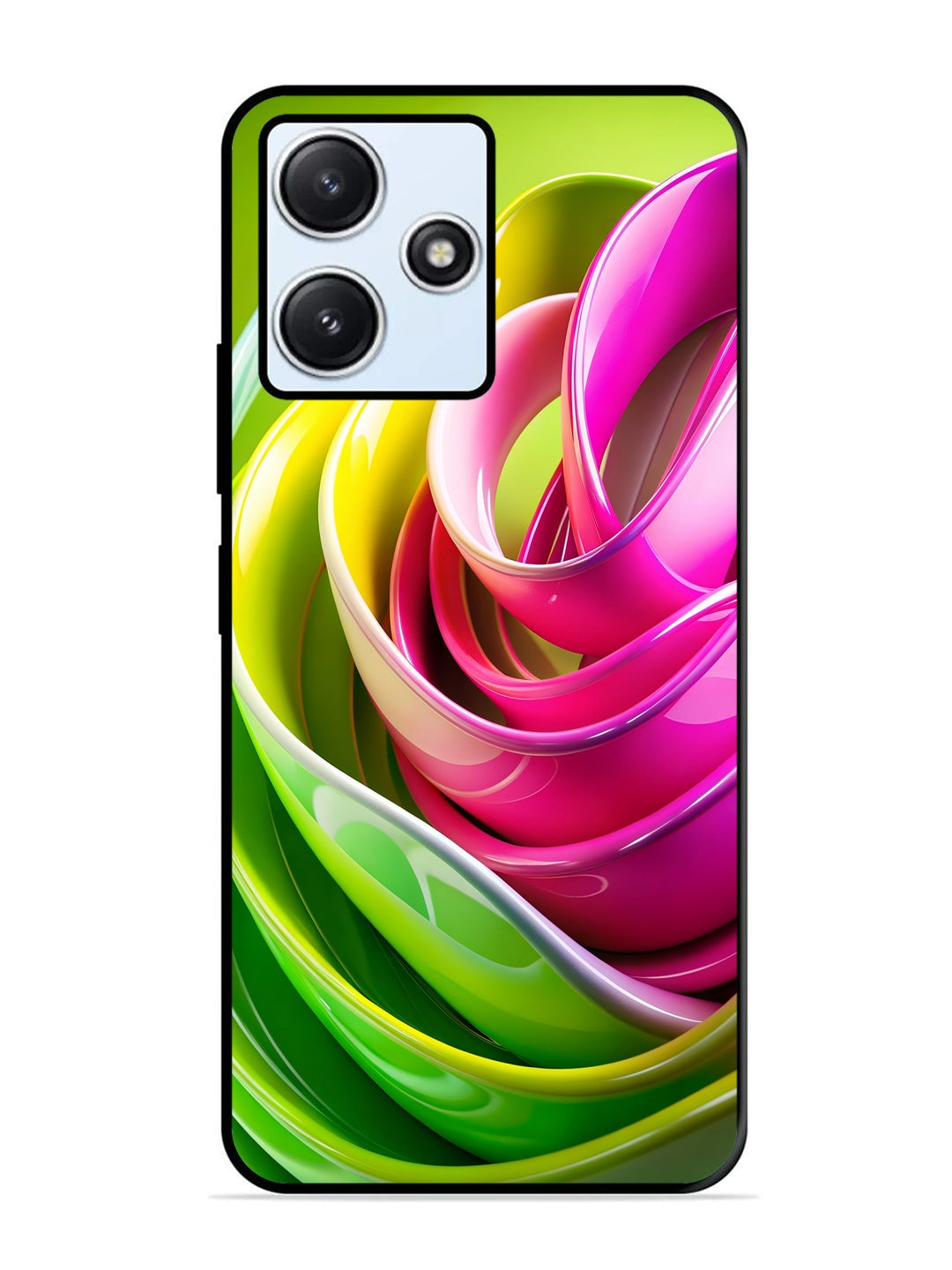 XIAOMI Redmi 12 5G Vibrant Swirl Glossy Ribbon Art