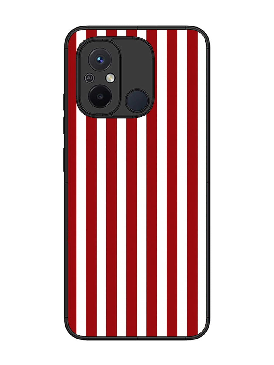 XIAOMI Redmi 12C Vertical Stripes Deep Red